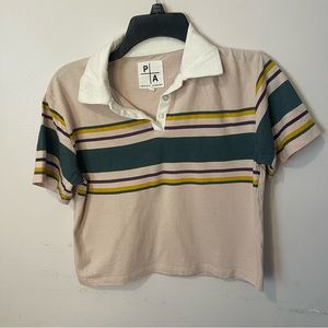 Stripped Crop Top